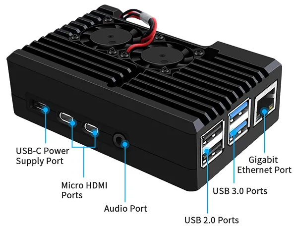 CAJA RPI4 ALUM+VENT - Imagen 5