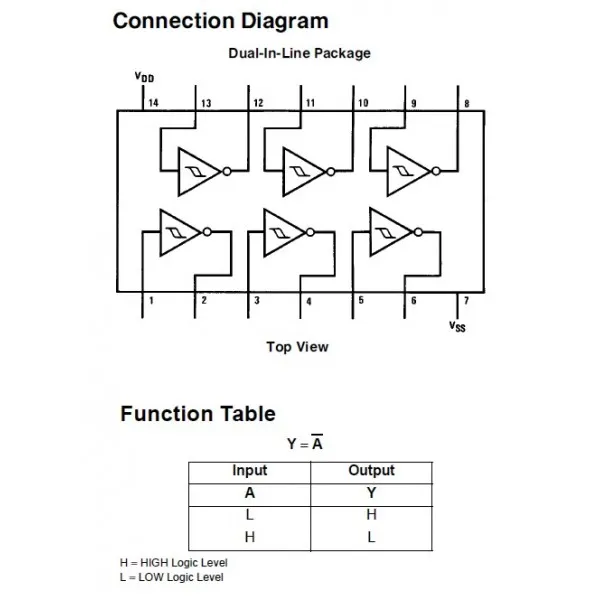 CD40106 SMD - Imagen 2