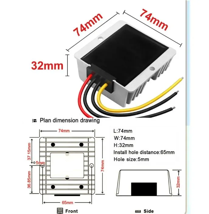 DC-DC 12V20A - Imagen 2