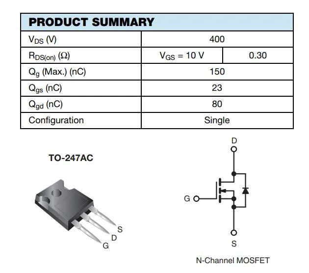 IRFP350 - Imagen 2