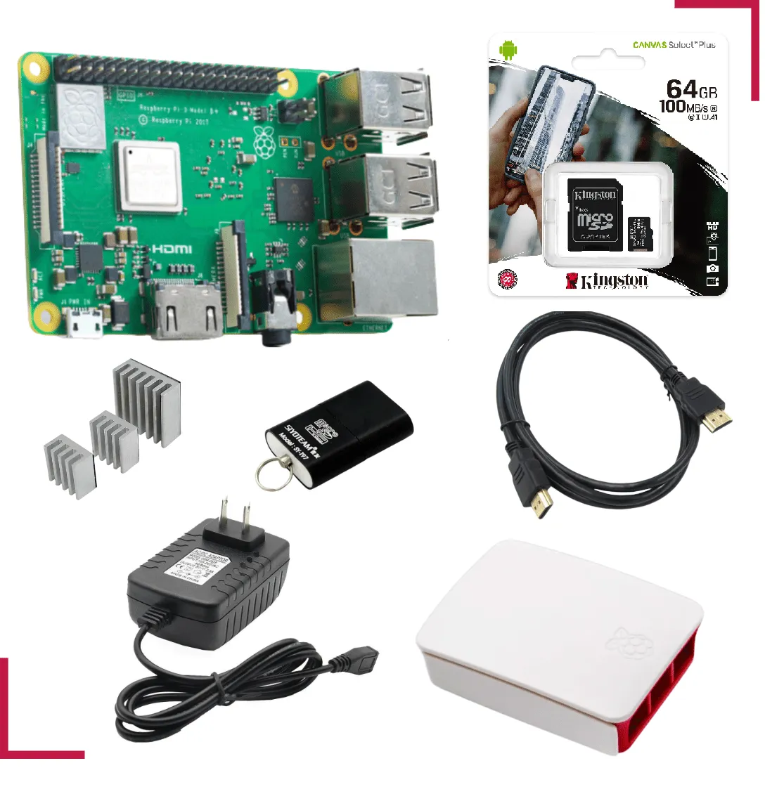 KIT RPI3B+ 64GB - Imagen 1