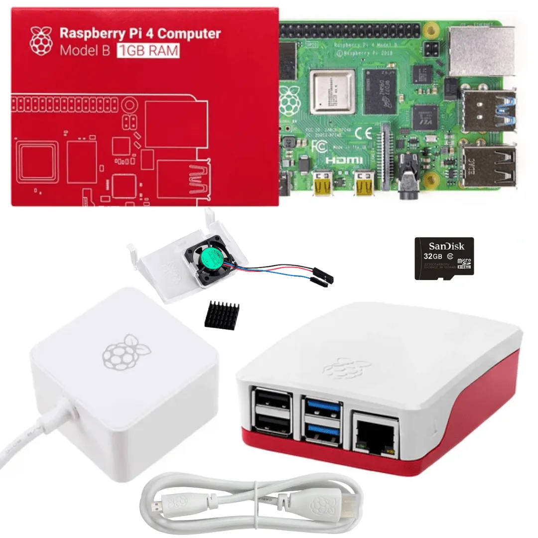 KIT RPI4 1GB OFICIAL - Imagen 1