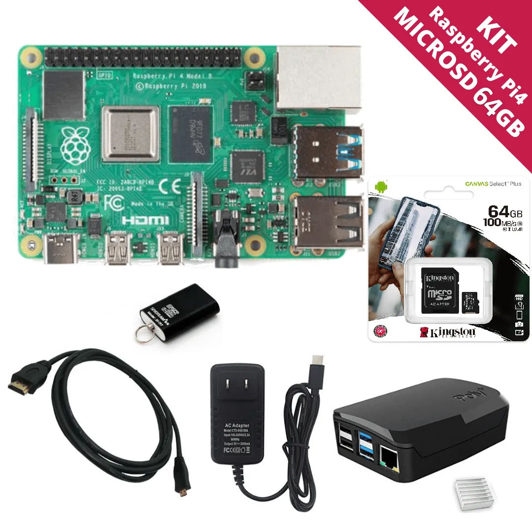 KIT RPI4-2GB 64GB - Imagen 1