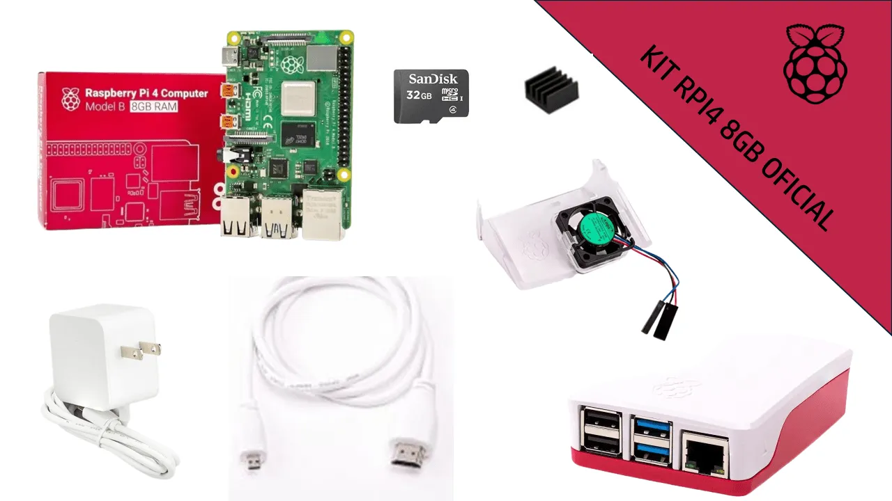 KIT RPI4 8GB OFICIAL - Imagen 1