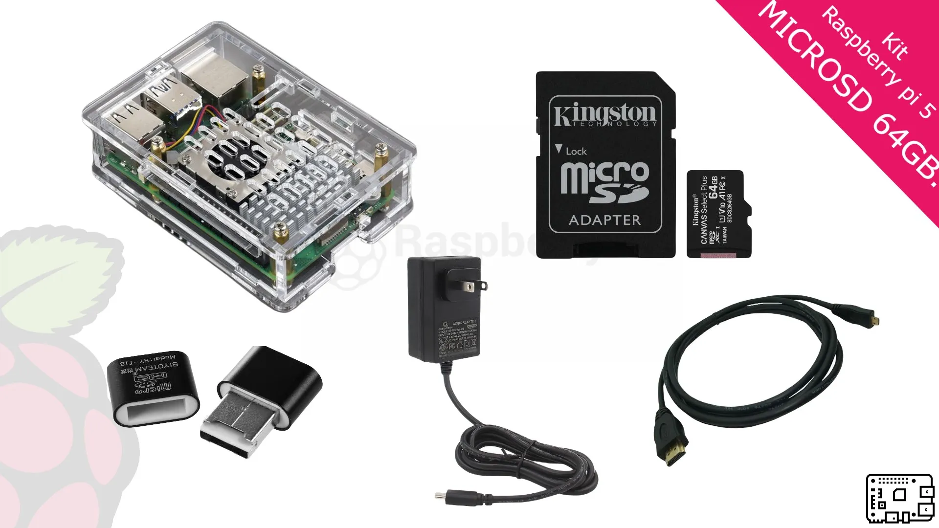 KIT RPI5 2GB 64GB - Imagen 1