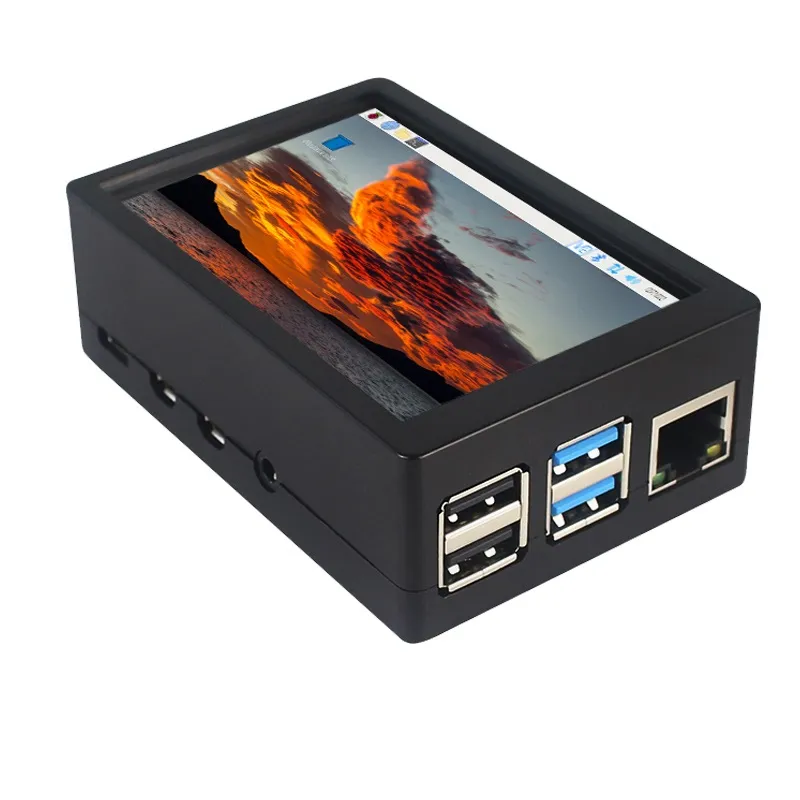 RPI4 BOX+LCD+FAN - Imagen 1