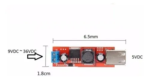 TARJ LM2596-5 USB - Imagen 5
